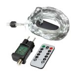 Гірлянда Кінський хвіст 3 м 20 ліній на 600 led лампочок на мідному дроті від мережі Білий 1733015W