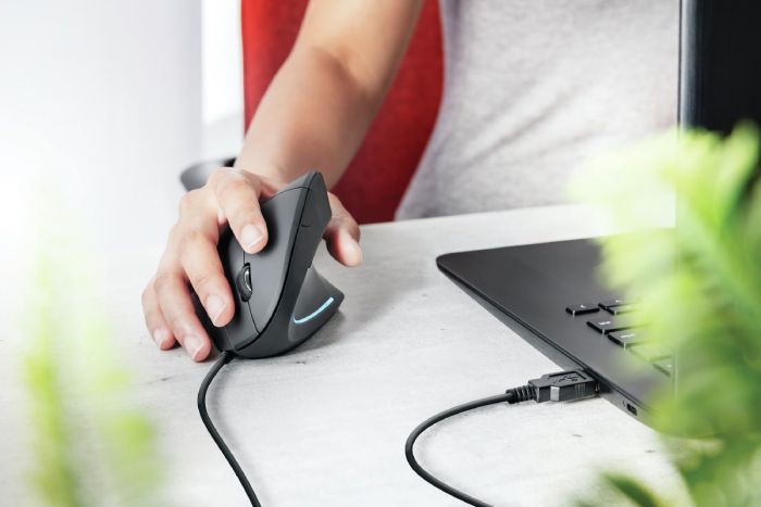 Мышь Trust Verto Ergonomic, USB-A, Чорний