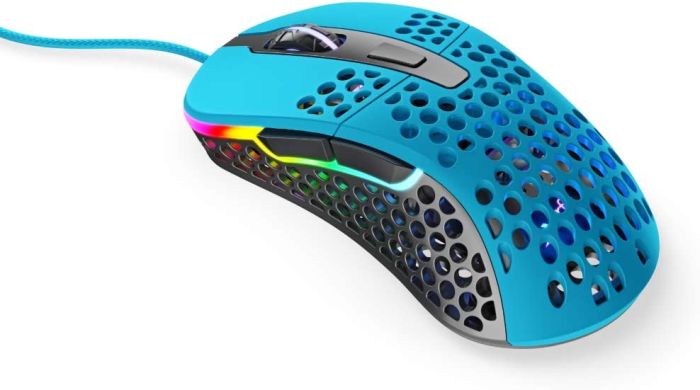 Mouse Xtrfy M4, USB-A, RGB, Miami Blue