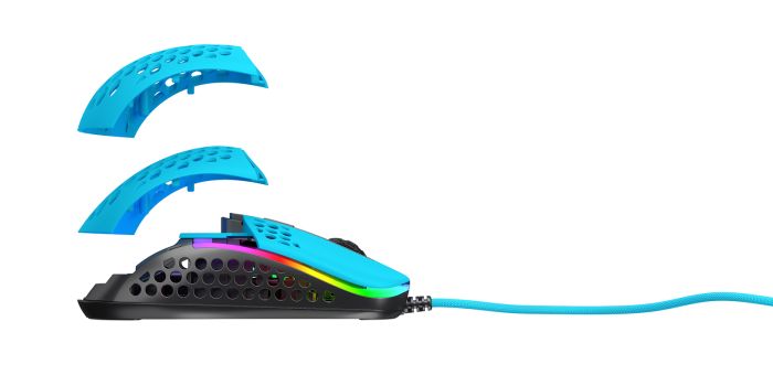 Mouse Xtrfy M42, USB-A, RGB, Miami Blue