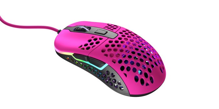 Mouse Xtrfy M42, USB-A, RGB, Рожевий
