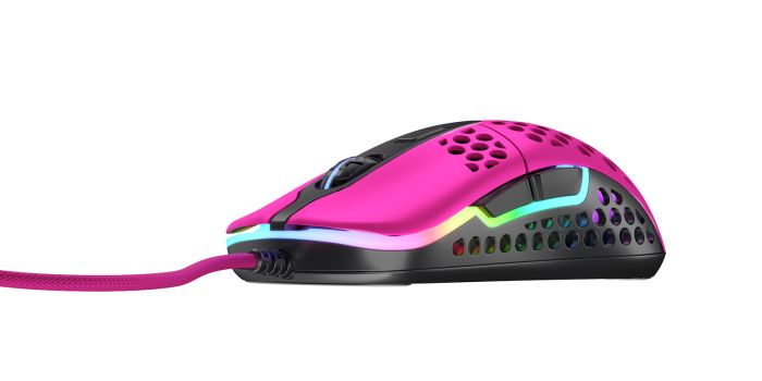 Mouse Xtrfy M42, USB-A, RGB, Рожевий