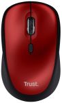 Миша Trust Yvi+ Silent ECO, WL, червоний