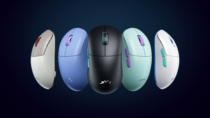 Mouse Xtrfy M8, WL/USB-A, RGB, Чорний