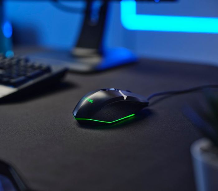 Mouse Trust GXT 109 FELOX, RGB, USB-A, Чорний