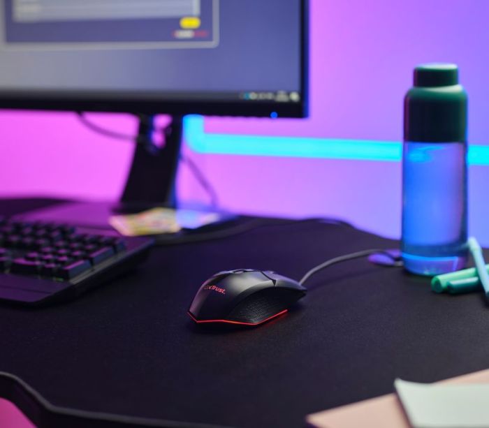 Mouse Trust GXT 109 FELOX, RGB, USB-A, Чорний