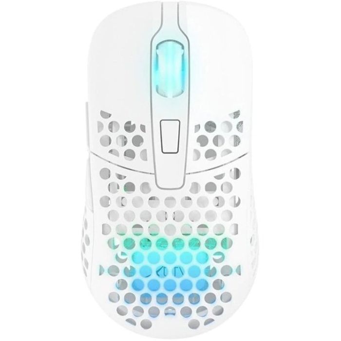 Миша Xtrfy M42, WL/USB-A, RGB, білий