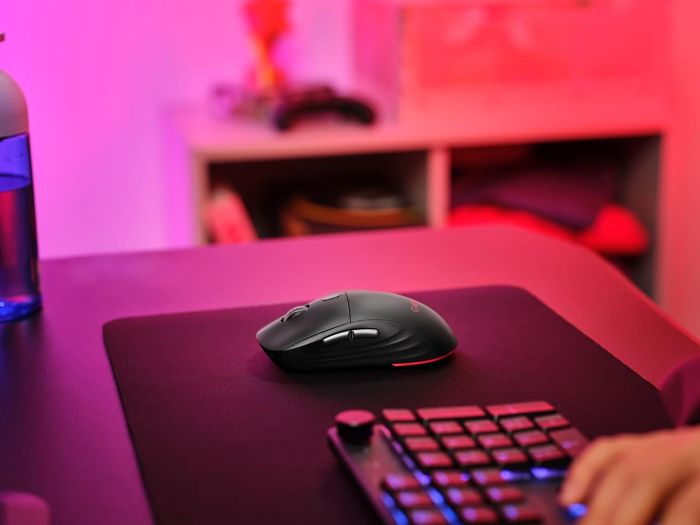 Mouse Trust GXT 926 REDEX II, WL/USB-A/USB-C, black