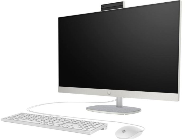 ПК Моноблок HP All-in-One 27" FHD IPS AG, AMD R7-7730U, 16GB, F512GB, UMA, WiFi, кл+м, DOS, белый
