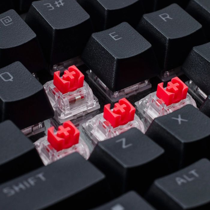 Клавиатура механическая HyperX Alloy Rise 75key, Red, USB-A, EN/UA, RGB, черный