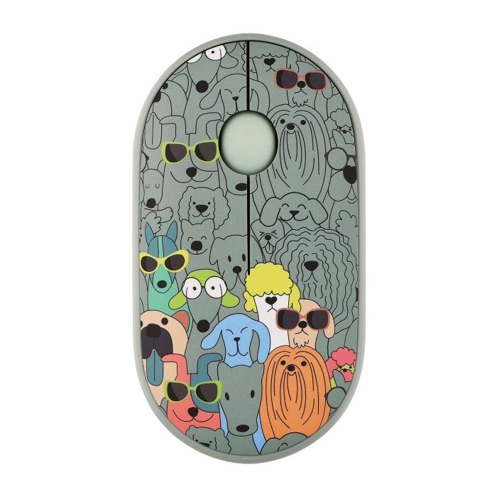 Миша 2E MF300 PETS:DOGS Silent WL BT, зелений