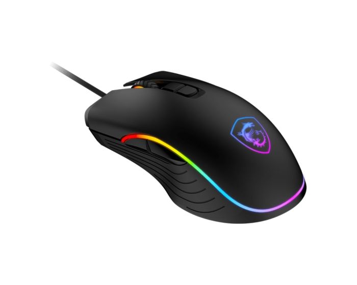 MSI Gaming Mouse FORGE GM300, RGB, USB-A, black