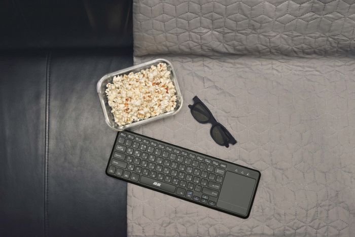 Клавіатура ножнична 2E KT100 78key, WL, EN/UK, чорний