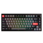 Клавіатура механічна Lemokey  P1 Pro 84Key, Keychron Super Banana, WL/BT/USB-A, QMK/VIA, Hot-Swap, EN/UKR, RGB,  Knob, Carbon Black