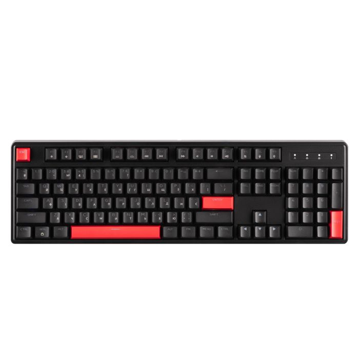 Mechanical keyboard Lemokey  X3 104Key, Keychron Brown, USB-A, QMK/VIA, Hot-Swap, EN/UKR, RGB, чорний