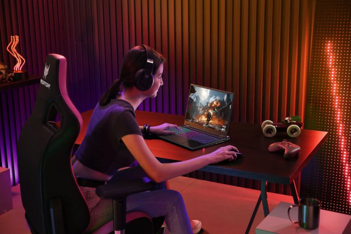 Ноутбук Acer Nitro 14 AN14-41 14.5" WQXGA IPS, AMD R7-8845HS, 32GB, F1TB, NVD4060-8, Lin, чорний