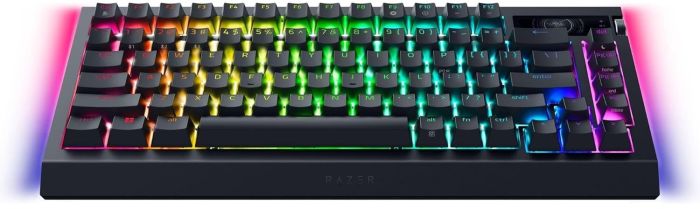 Клавиатура механическая Razer BlackWidow V4 Pro 75%, 81key, Mechanical Switches Gen-3, USB-A/WL/BT, EN, RGB, чёрный