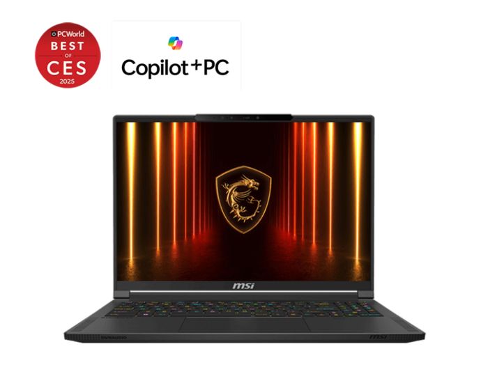 Ноутбук MSI Stealth A16 AI+ A3XWJG-084XUA 16" QHD+ OLED, AMD AI 9 HX 370, 32GB, F1TB, NVD5090-24, DOS, чорний