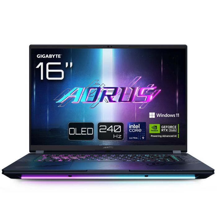 Ноутбук AORUS MASTER 16 16.0 QHD OLED, Intel U9-275HX, 32GB, F2TB, NVD5080-16, W11, чорний
