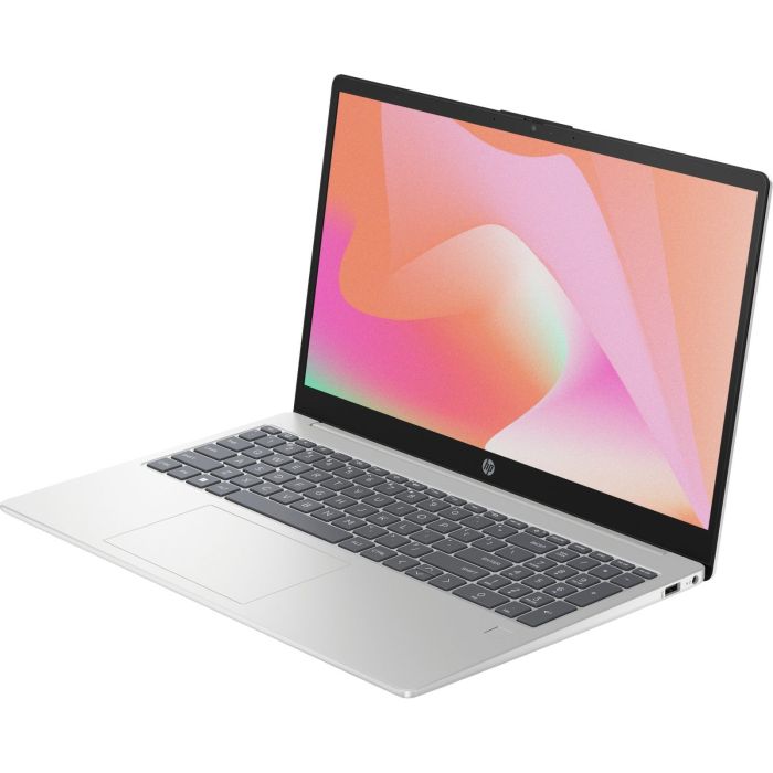 Ноутбук HP 15-fd2004ua 15.6" FHD IPS AG, Intel U5-225U, 32GB, F1TB, UMA, DOS, сріблястий