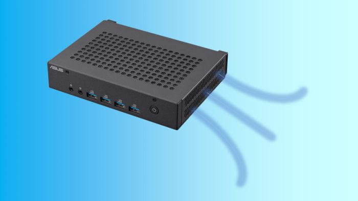 Комп'ютер персональний неттоп ASUS PN43-BBN100MD MFF, Intel N100, 1*SO-DIMM, M.2SSD, UMA, WiFi, NoOS