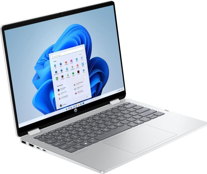 Ноутбук HP OmniBook 5 Flip x360 14" WUXGA IPS Touch, Intel 3-100U, 8GB, F512GB, UMA, DOS, сріблястий