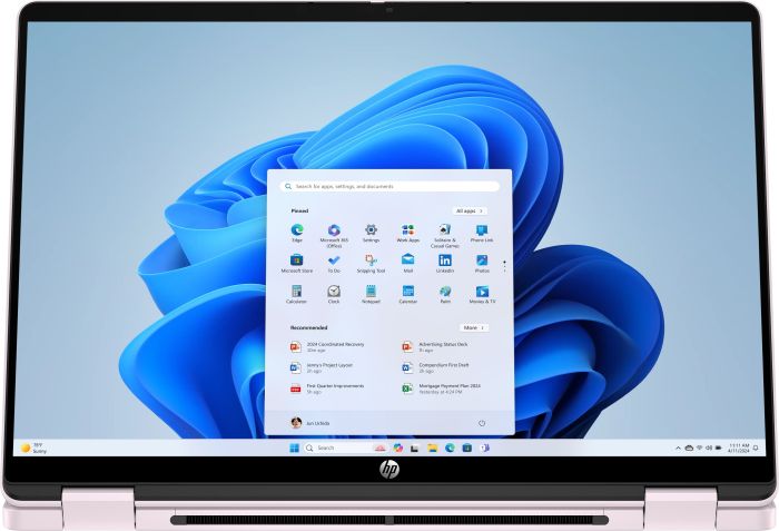 Ноутбук HP OmniBook 5 Flip x360 14" WUXGA IPS Touch, Intel 3-100U, 8GB, F512GB, UMA, DOS, розовый