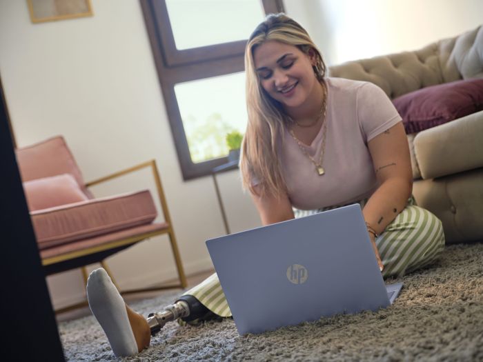 HP Notebook OmniBook 5 16-af1011ua 16" WUXGA IPS AG, Intel U7-255U, 24GB, F1TB, UMA, DOS, блакитний