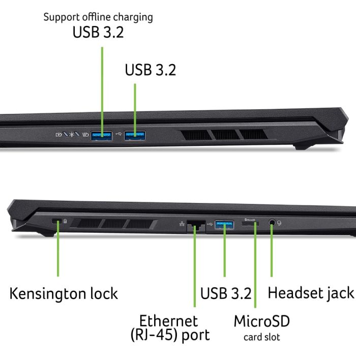 Acer Notebook Nitro V 16 ANV16-42 16" WUXGA IPS, AMD R7-260, 16GB, F1TB, NVD5070-8, Lin, black