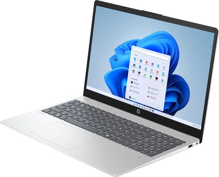 Ноутбук HP OmniBook 3 15-fn0006ua 15.6" FHD IPS AG, AMD AI 5 340, 24GB, F1TB, UMA, Win11, сріблястий