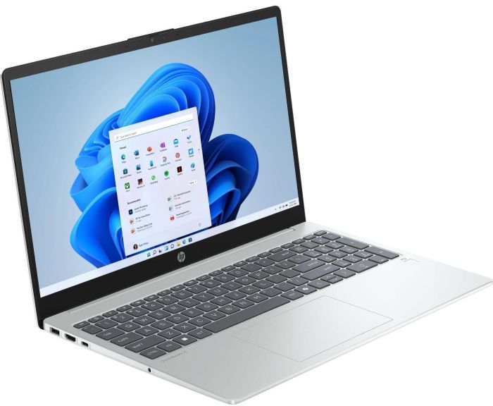 Ноутбук HP OmniBook 3 15-fn0006ua 15.6" FHD IPS AG, AMD AI 5 340, 24GB, F1TB, UMA, Win11, сріблястий