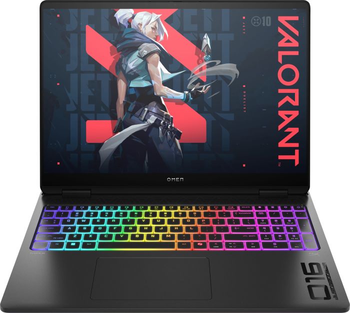 Ноутбук HP OMEN MAX 16-ah0041ua 16" 2.5K OLED, Intel U7-255HX, 64GB, F2TB, NVD5080-16, DOS, чорний