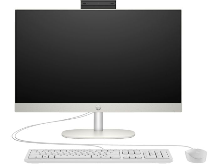 Комп'ютер персональний моноблок HP 245-G10 23.8" FHD IPS AG, AMD R3-7320U, 8GB, F512GB, UMA, WiFi, кл+м, Win11P, білий