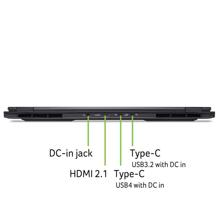 Ноутбук Acer Nitro 16S AN16S-61 16" WQXGA IPS, AMD R7-350, 32GB, F1TB, NVD5070-8, Lin, чорний