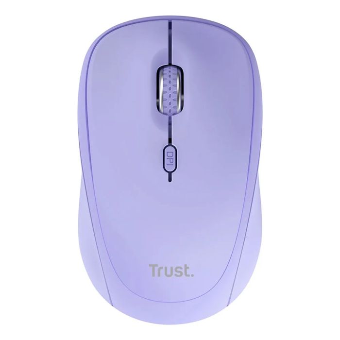 Mouse Trust Yvi+ Compact Multi-Device, WL/BT/USB-A, фіолетовий