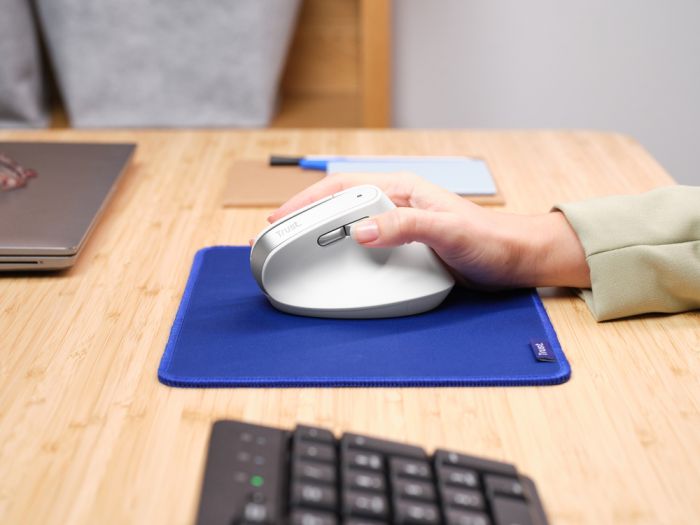 Мышь Trust Bayo II Ergonomic, WL, белый