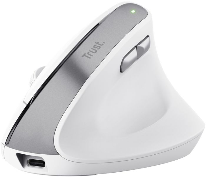 Мышь Trust Bayo II Ergonomic, WL, белый