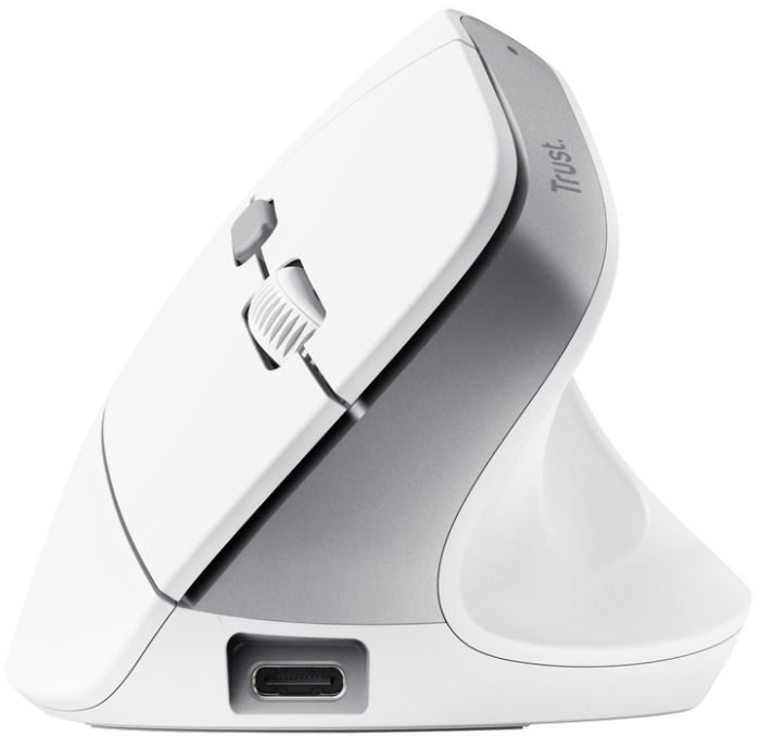 Мышь Trust Bayo II Ergonomic, WL, белый