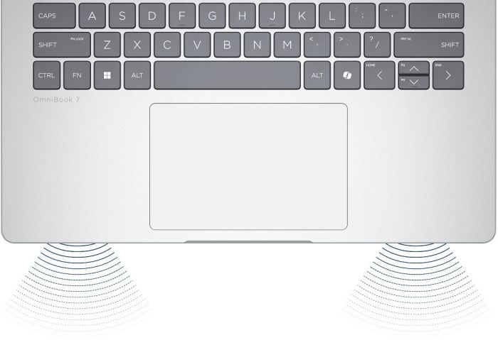 HP Notebook OmniBook 7 14-fs0001ua 14" WUXGA IPS AG, Intel 5-220H, 24GB, F1TB, UMA, Win11, сріблястий