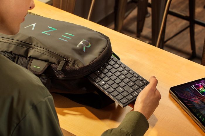 Клавіатура Razer Joro Ultra Low-Profile, 86key, BT, EN, RGB, чорний