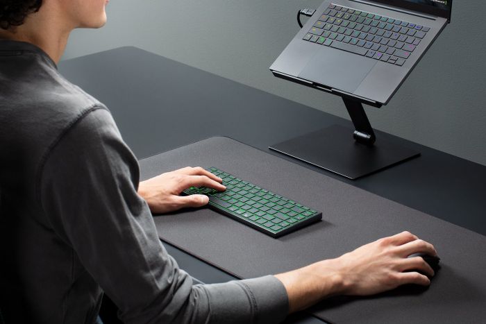 Клавіатура Razer Joro Ultra Low-Profile, 86key, BT, EN, RGB, чорний