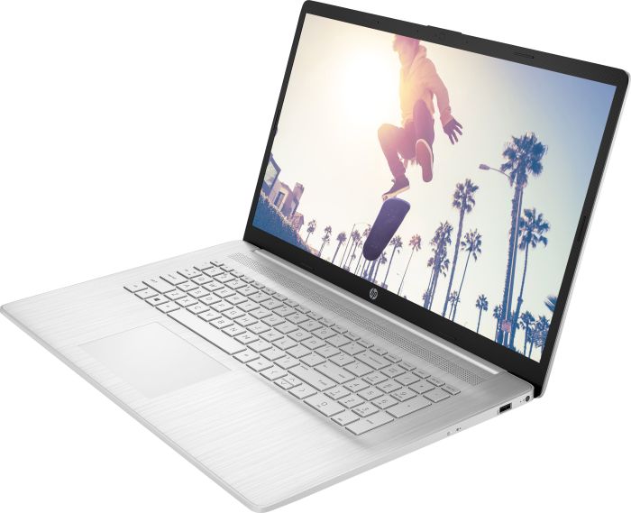 Ноутбук HP 17-cp2039ua 17.3" FHD IPS AG, AMD R5-7520U, 16GB, F1TB, UMA, DOS, сріблястий
