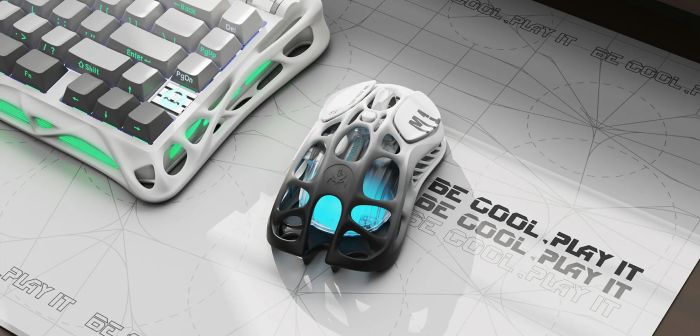 Миша GravaStar Mercury M1 Pro, magnesium alloy body, BT/WL/USB-A, RGB, Gradient Black