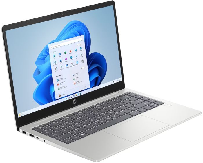 Ноутбук HP 240R-G10 14" FHD IPS AG, Intel 3-100U, 16GB, F512GB, UMA, Win11, серебристый