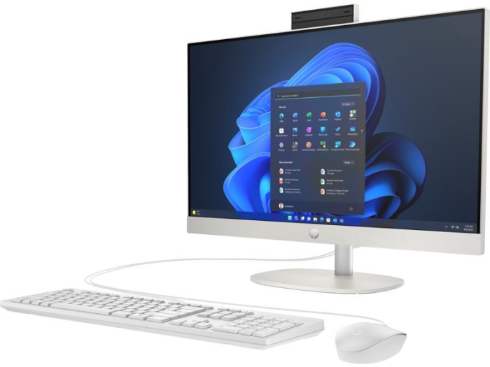 HP AiO 240-G10 23.8" FHD IPS AG, Intel i5-1334U, 16GB, F512GB, UMA, WiFi, kb+m, 3y, Win11P, white