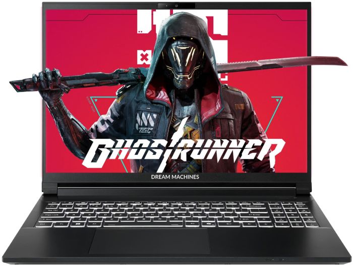 Ноутбук Dream Machines RT5060-15 15.6FHD+ IPS, AMD AI 9 HX 370, 32GB, F2TB, NVD5060-8, DOS, черный