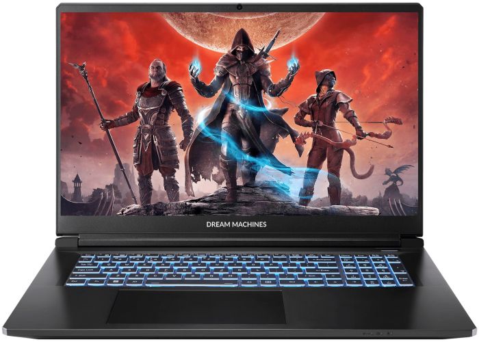 Ноутбук Dream Machines RT5060-17 17.3FHD IPS, AMD AI 7 350, 32GB, F2TB, NVD5060-8, DOS, черный