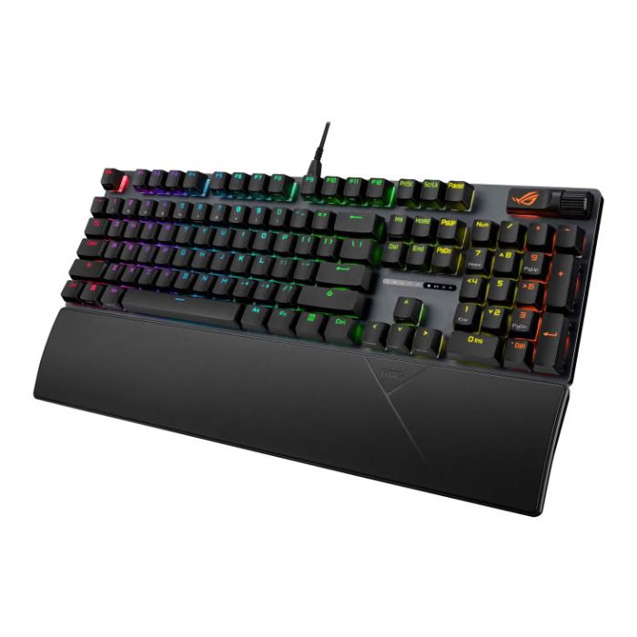 Клавіатура механічна ASUS ROG Strix Scope II X, 104key, USB-A, EN/UK, RGB, чорний