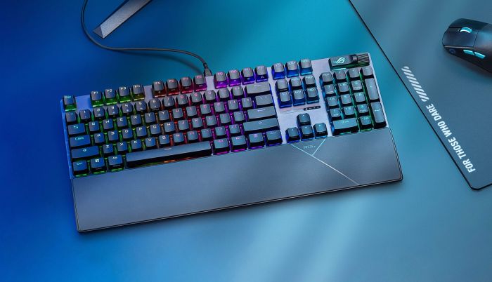 Клавіатура механічна ASUS ROG Strix Scope II X, 104key, USB-A, EN/UK, RGB, чорний