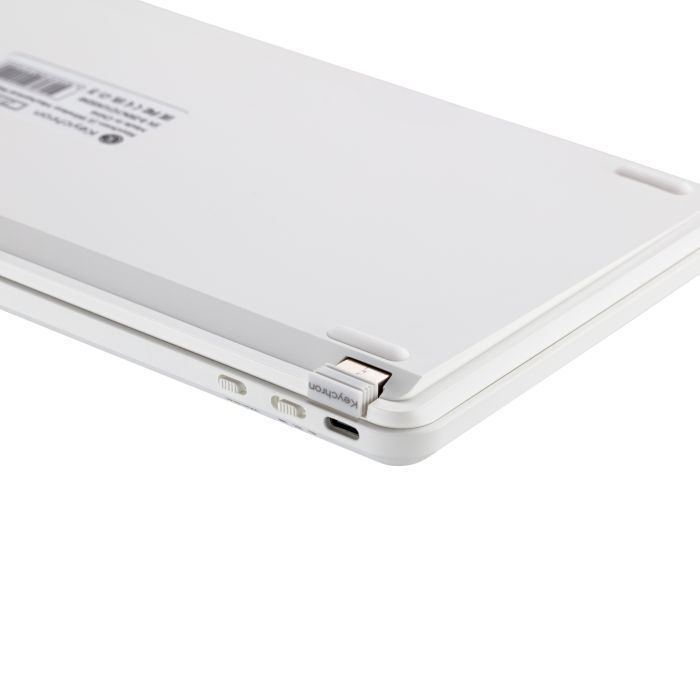 Клавіатура механічна Keychron J1 82Key, K pro Red, WL/BT/USB-A, QMK, Hot-swap, EN/UKR, RGB, білий